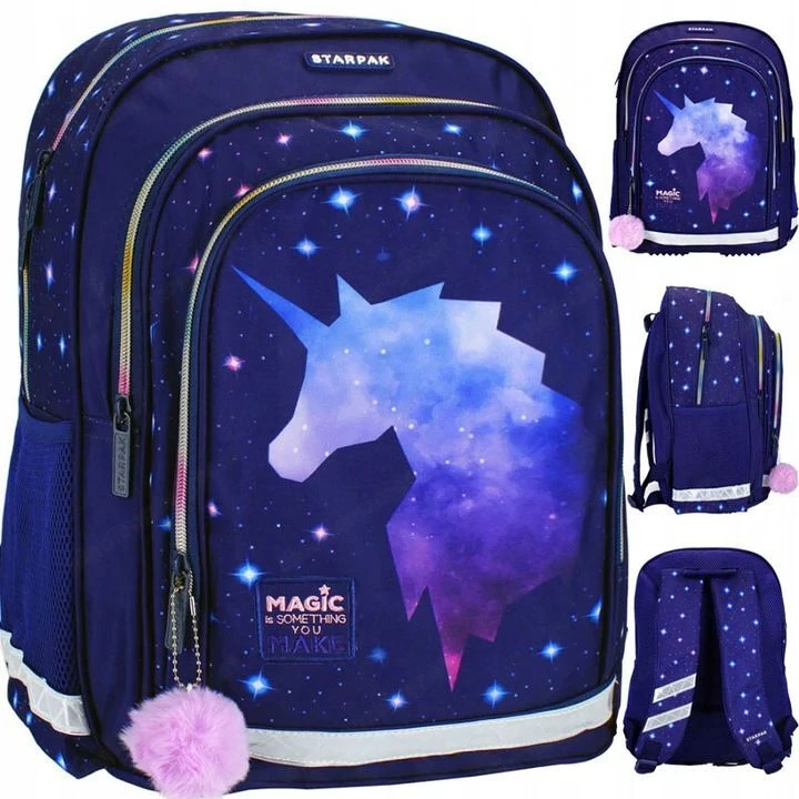 Artikel: School bag backpack knapsack school bag unicorn Hochwertiger Artikel aus unserem Online-Sho