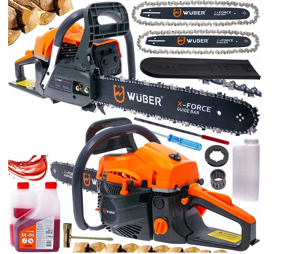Artikel: Petrol chainsaw chainsaw forestry work in an XXL starter set Hochwertiger Artikel aus unser