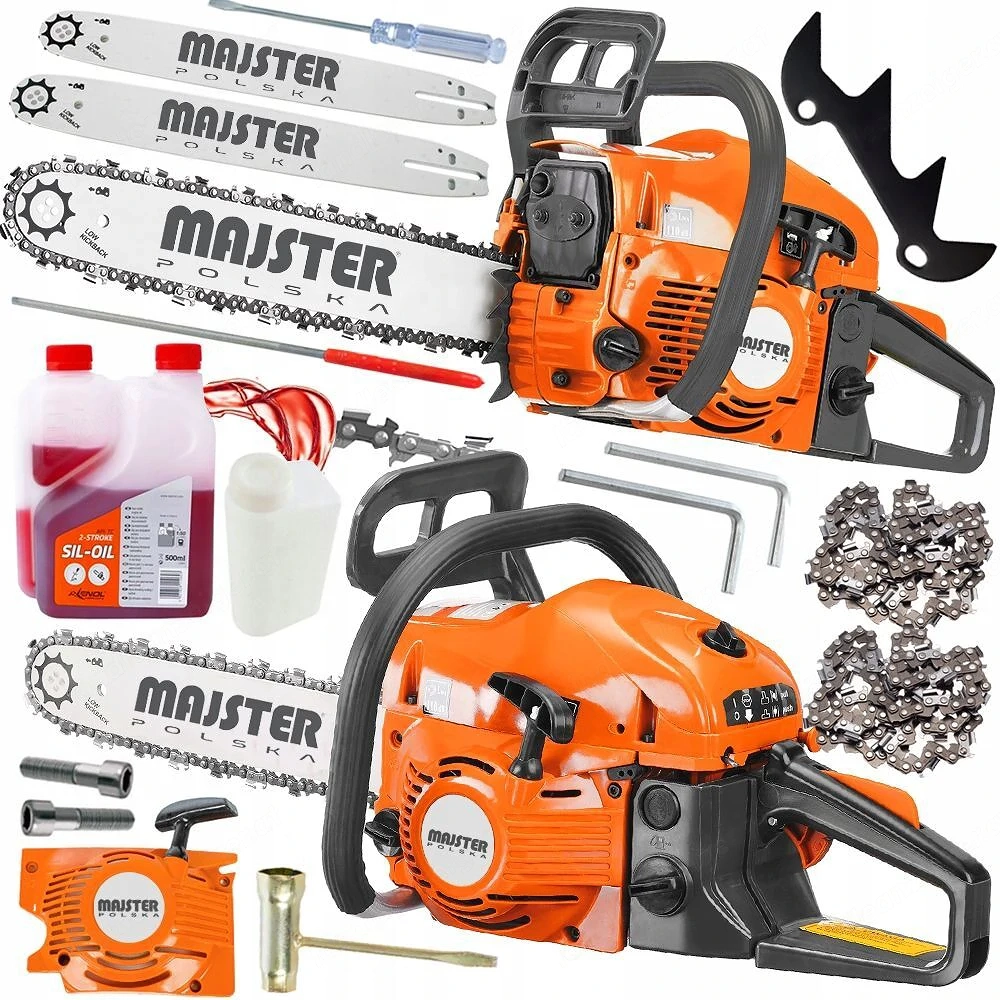 Artikel: Petrol chainsaw chainsaw forestry work in an XXL starter set Hochwertiger Artikel aus unser