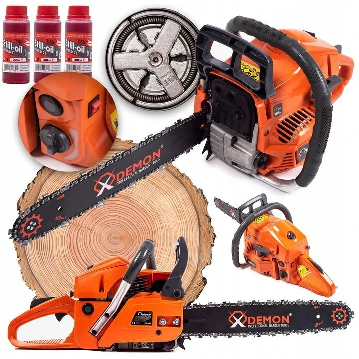 Artikel: Petrol chainsaw chainsaw 3HP 55ccm sword chain 40cm cutting length in an XXL starter set Ho