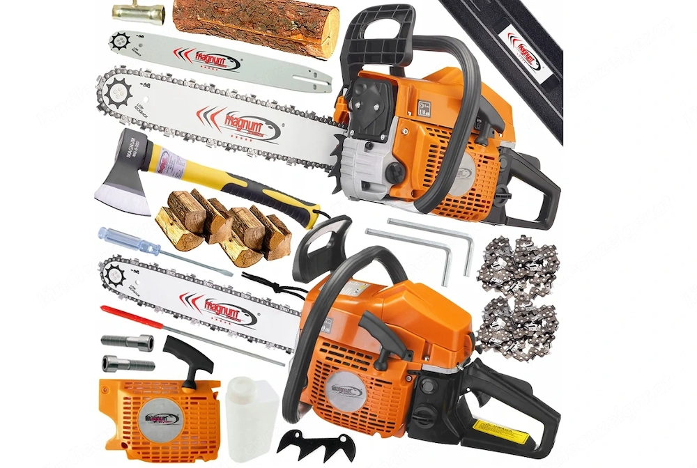 Artikel: #Bestdeal# Petrol chainsaw chainsaw in XXXL starter set Hochwertiger Artikel aus unserem On