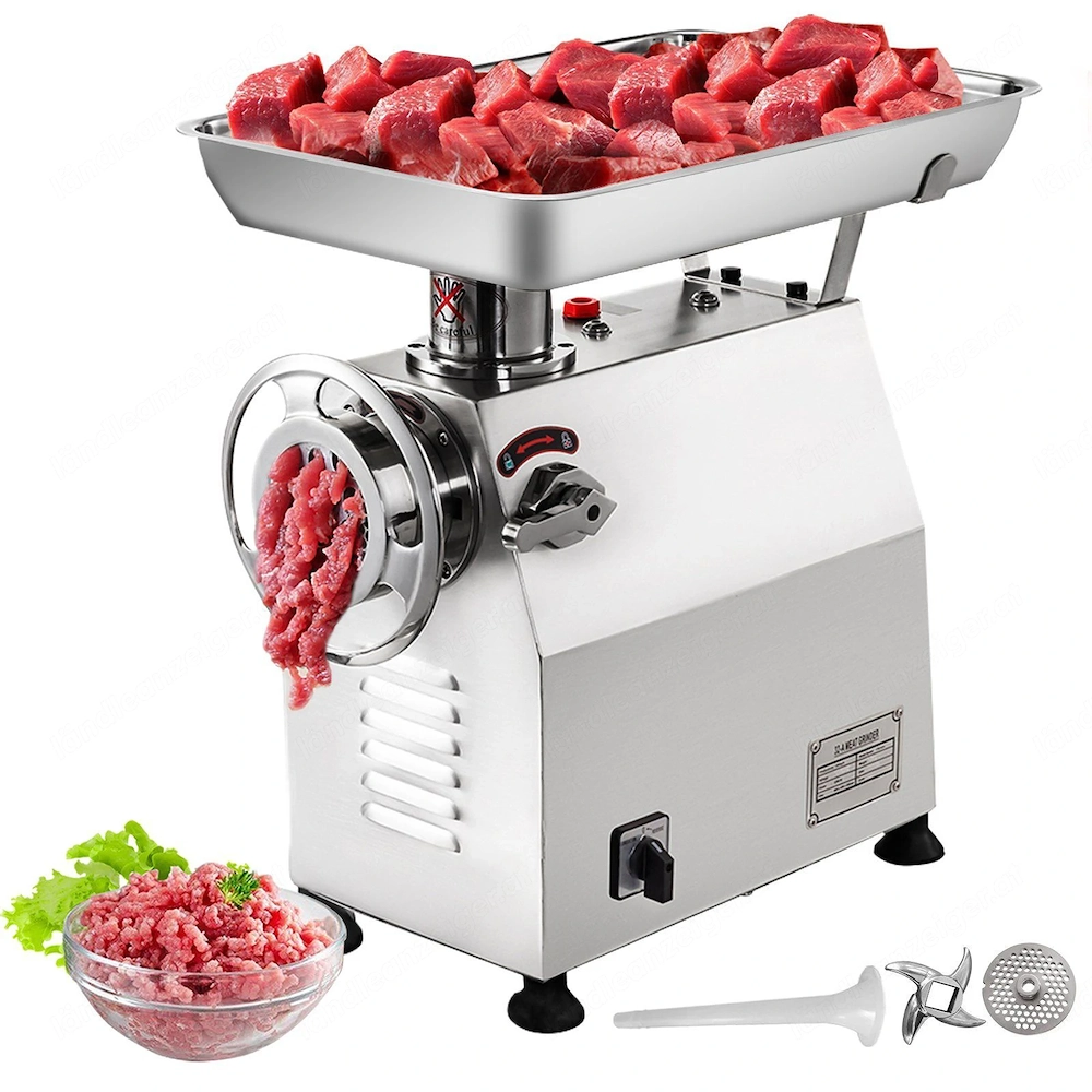 Fleischwolf Elektrisch Hackfleisch Maschine 350 kg h Edelstahl Fleichwolf fuer Supermaerkte Fleische