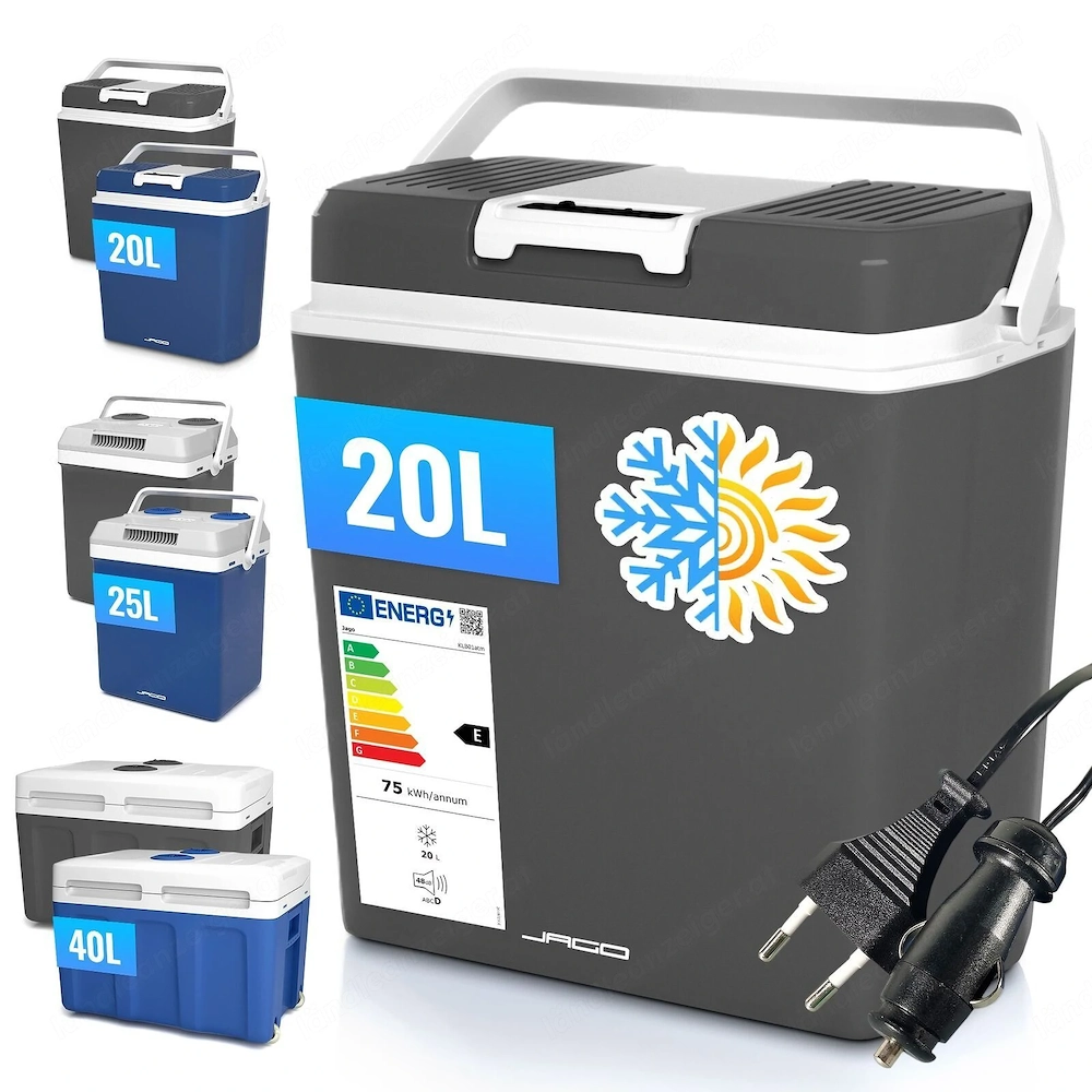 Artikel: Car fridge cool box camping holiday insulated box mini fridge set 20l 25l 40l choice of col