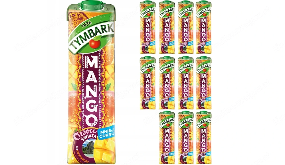 Artikel: 12 x 1l Tymbark Mango multi-fruit drink juice Hochwertiger Artikel aus unserem Online-Shop