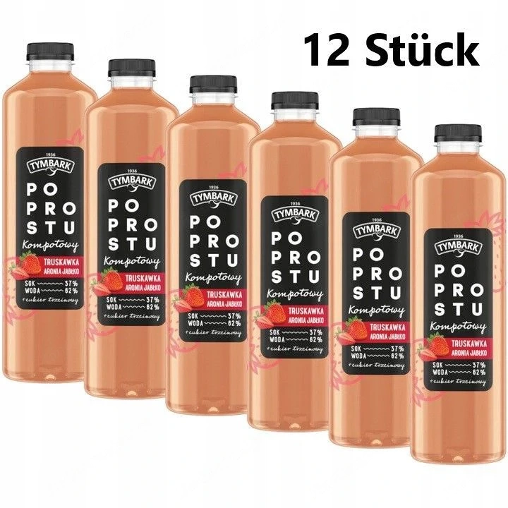 Artikel: 12 x 1 25l Tymbark Po Prostu Getraenk Erdbeere Apfelbeere Hochwertiger Artikel aus unserem 