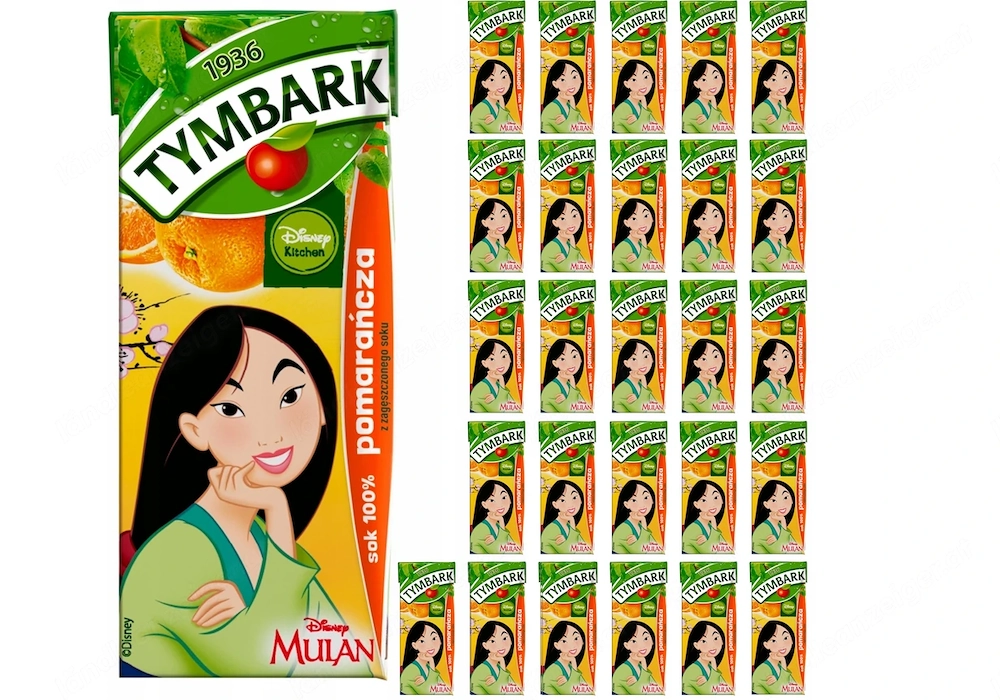 27 x Tymbark Saft 100 Orange fuer Kinder 27x200ml
