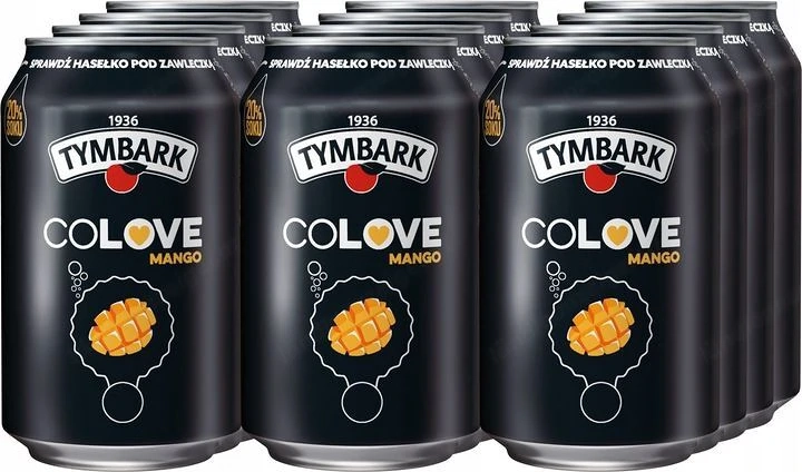 Artikel: 24 x Tymbark Colove Cola mango drink 24x330ml Hochwertiger Artikel aus unserem Online-Shop