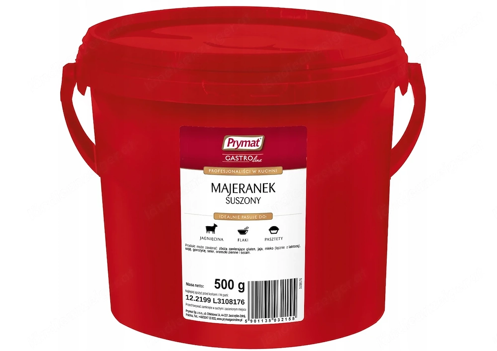 Artikel: 2 x Prymat Marjoram 2 x 500g buckets of spice gastro Hochwertiger Artikel aus unserem Onlin