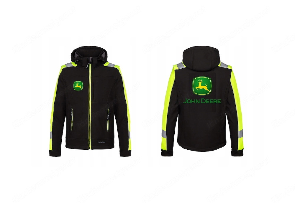Artikel: JOHN DEERE softshell high visibility work jacket jacket men's choice of sizes Hochwertiger 