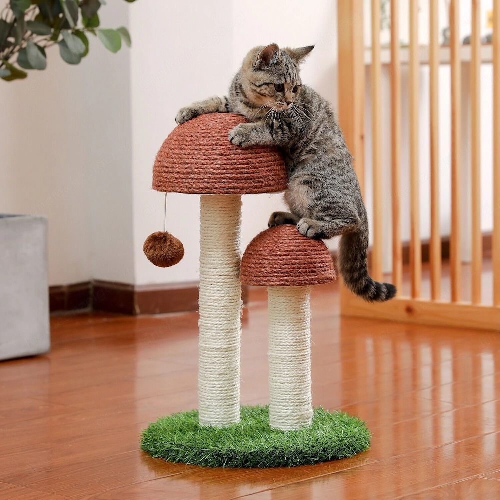 Artikel: Premium Mushroom Scratching Post Cat Sisal Cat Scratching Post Scratching Post Cat Toy Cat 