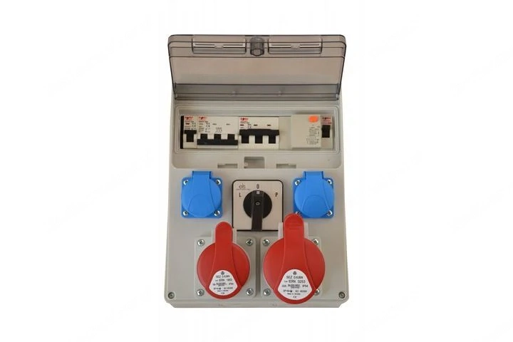 Artikel: Electric wall distributor 2 x 230 V 16A   1 x 32A   1 x 16A complete set of construction po