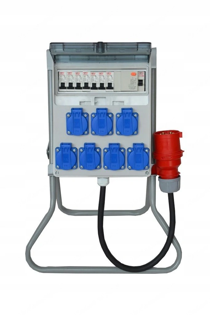 Artikel: Electrical wall distributor 7x 230 V complete set of construction power distributor BUILDIN