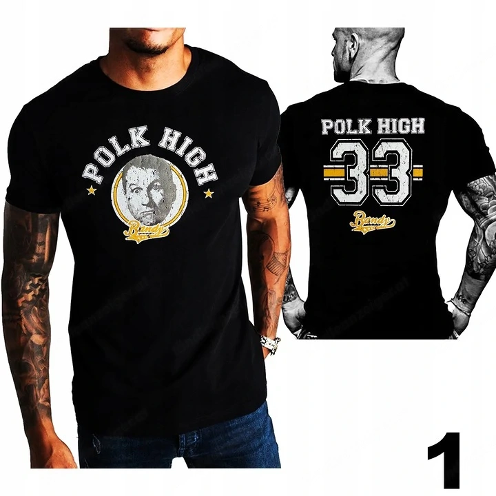 Al Bundy PREMIUM Shirt Polk High mit Rueckendruck Farbwahl