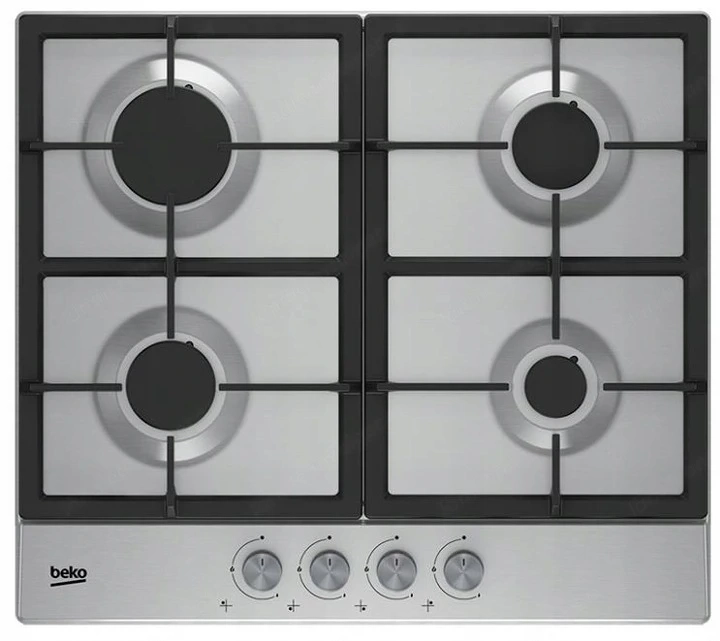 Artikel: Exclusive gas hob gas stove built-in oven black Hochwertiger Artikel aus unserem Online-Sho