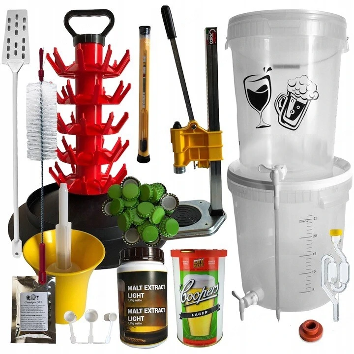 Artikel: Home Brewery BEER BREWING KIT Beer Home Beer XXXL Starter Set Coopers Brewery Hochwertiger 