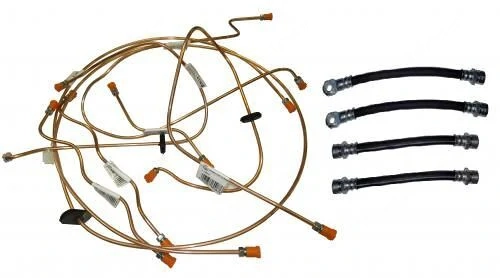 Artikel: Brake line set brake hoses 126p rigid flexible Hochwertiger Artikel aus unserem Online-Shop