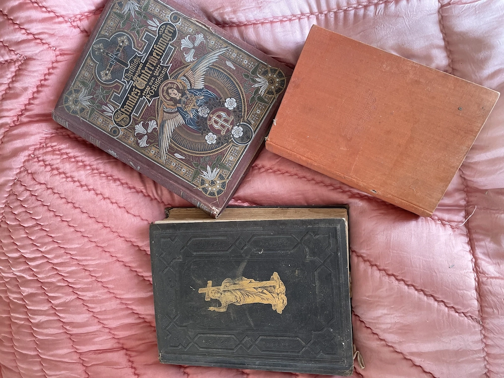 3 alte Bücher (christlich)