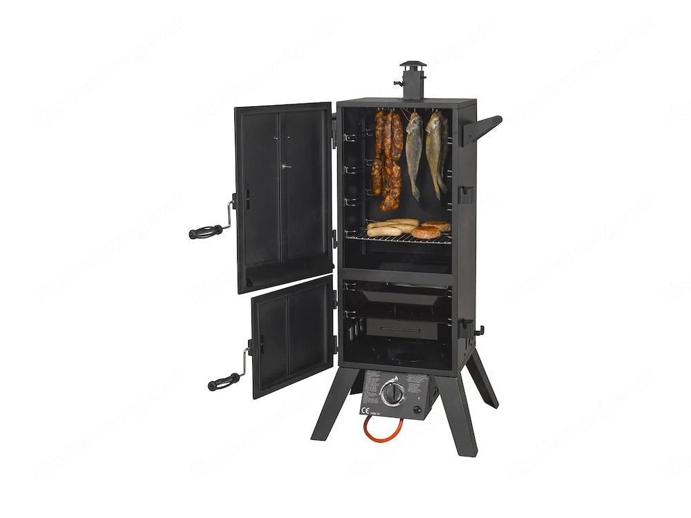 Gas Smoker Raeucherofen Grill 4 4 kW mit 4 Grilletagen