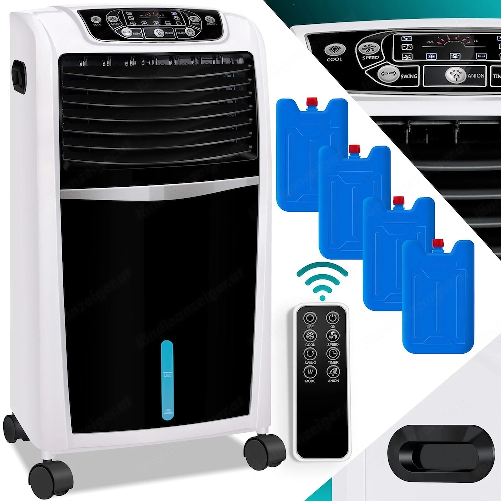 Artikel: Mobile air conditioning 4-in-1 air conditioning unit pedestal fan tower fan CHOICE OF COLOR