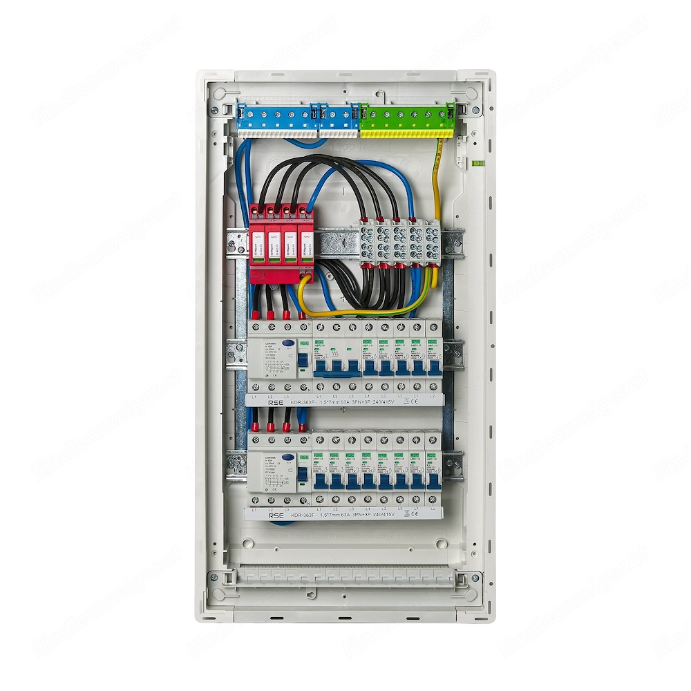 Artikel: Meter cabinet, fuse box, distribution box, construction power Hager sub-distribution, flush