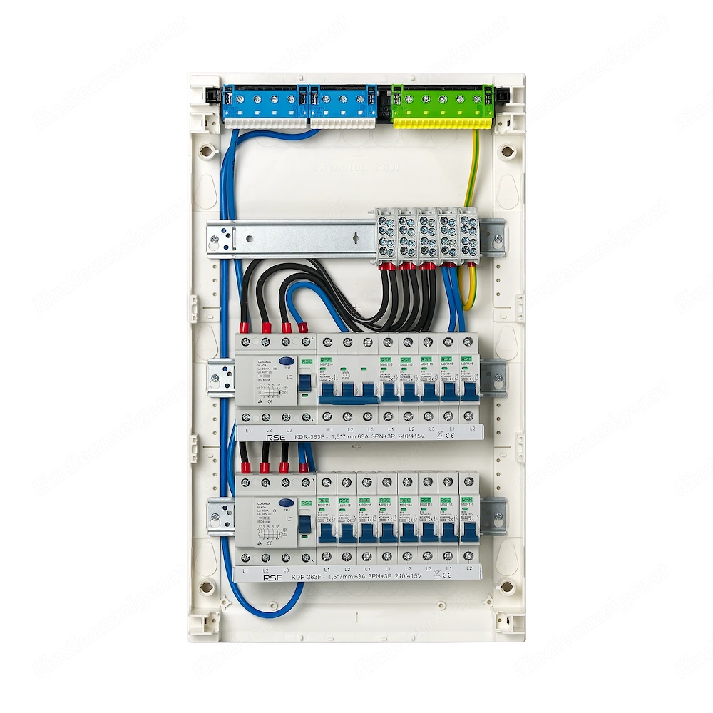 Artikel: Meter cabinet, fuse box, distribution box, construction power Hager sub-distribution, flush