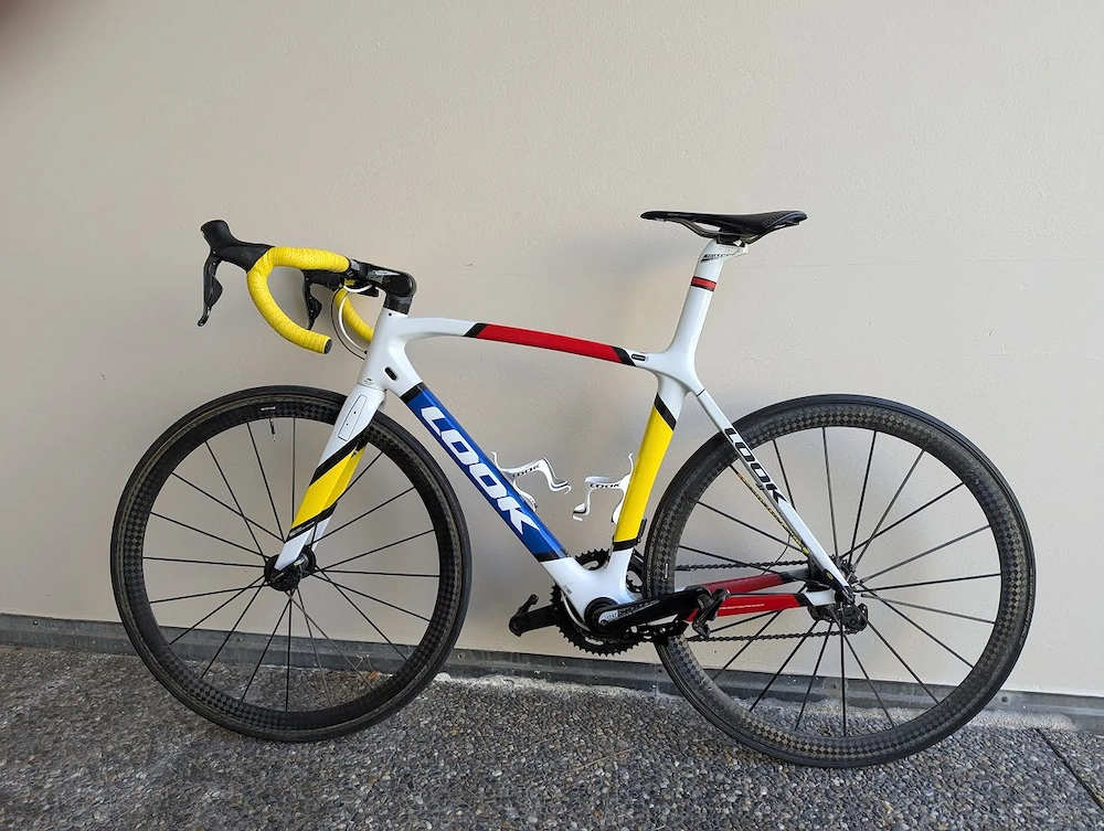 LOOK 695 Aerolight Heritage   Sammlerzustand! Dura-Ace Di2, Mavic Cosmic Ultimate Carbon