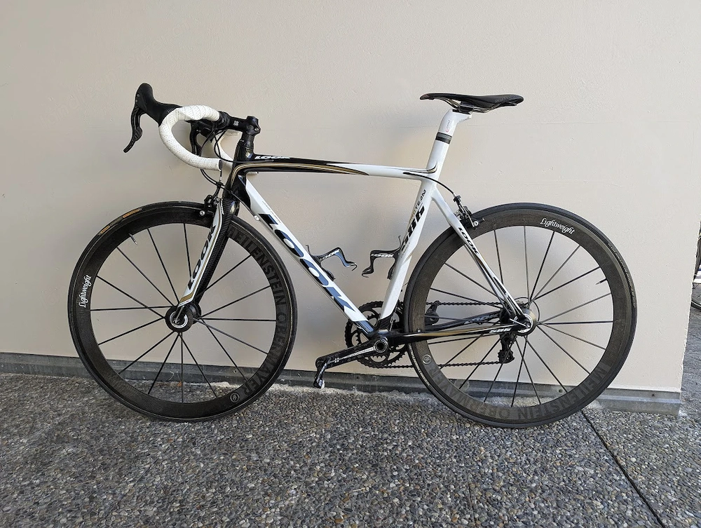 LOOK 586 Pro Team   High-End Sammlerstück! Campagnolo Super Record, Lightweight Meilenstein