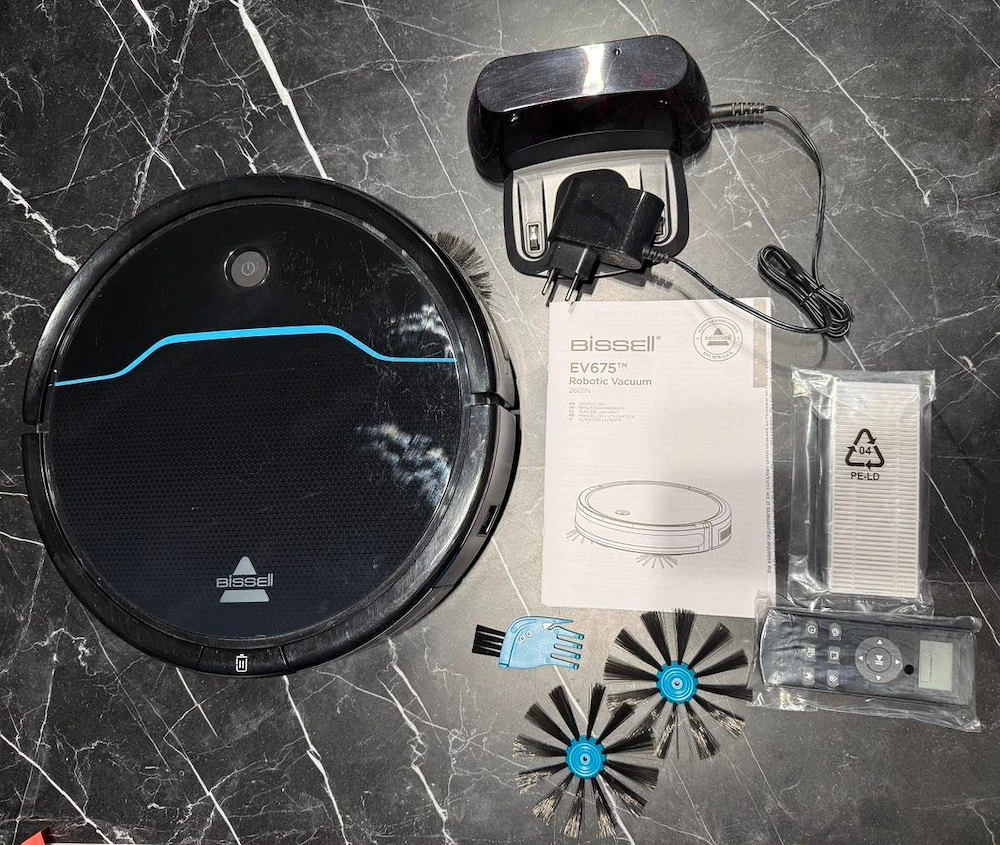 Bissell EV675 Robotic Vacuum Saugroboter inkl. Ladestation, Fernbedienung & Zubehör