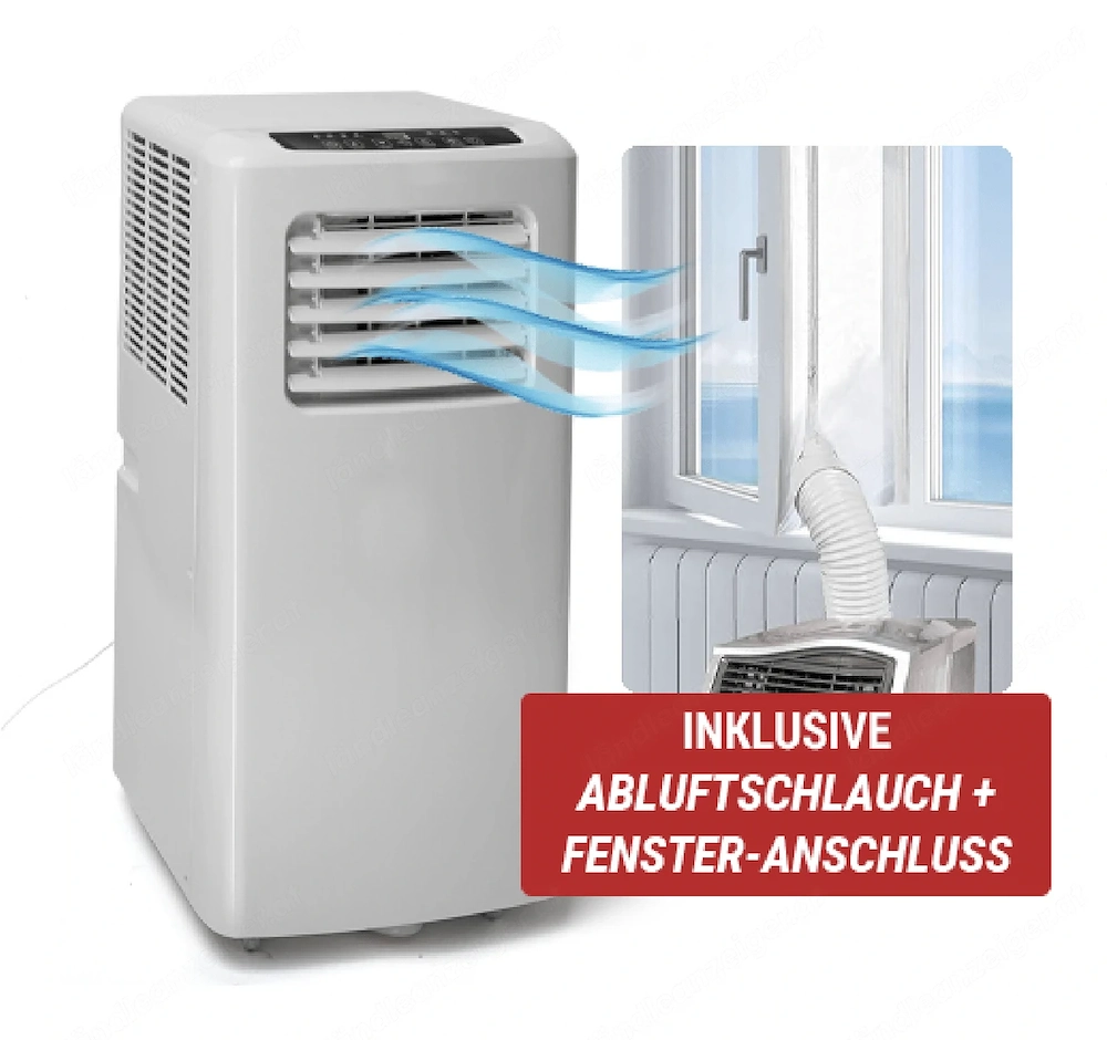 Artikel: Mobile air conditioning unit 3 in 1 air conditioning system dehumidifier fan 2KW Hochwertig