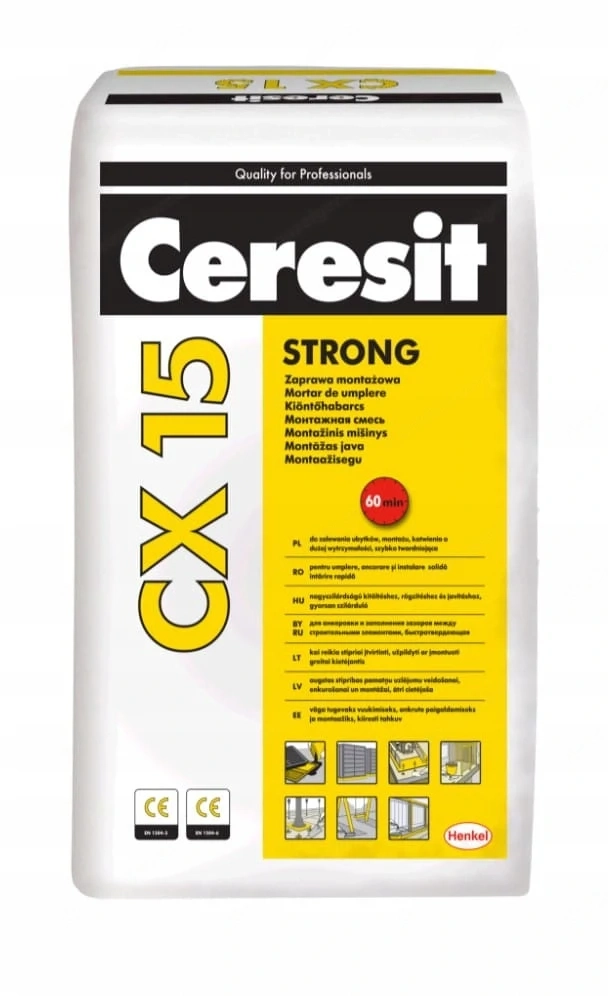Artikel: Ceresit CX 15 assembly mortar 25 kg Hochwertiger Artikel aus unserem Online-Shop