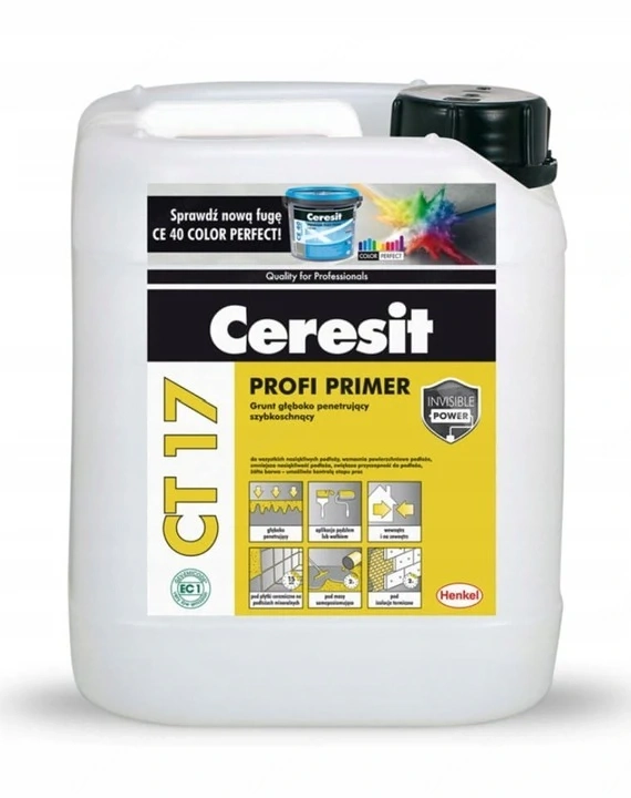 Artikel: CERESIT CT 17 deep primer synthetic resin primer wall floor deep primer 5L Hochwertiger Art