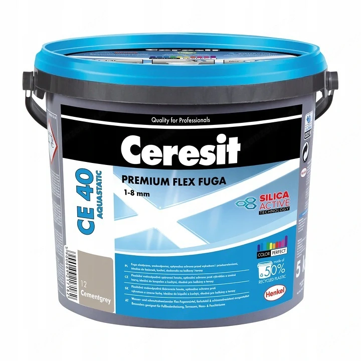Artikel: Ceresit CE 40 flexible grout 5 kg cement gray Hochwertiger Artikel aus unserem Online-Shop