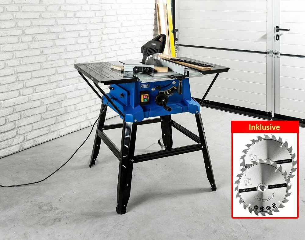 Tischkreiss ge Scheppach Tischkreiss ge 2000W HS250L inkl. Tischverl ngerungen und Laser