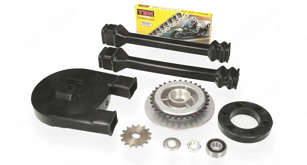 Simson Getriebe hinten & vorne XXXL Set mit Abdeckung Simson SR50