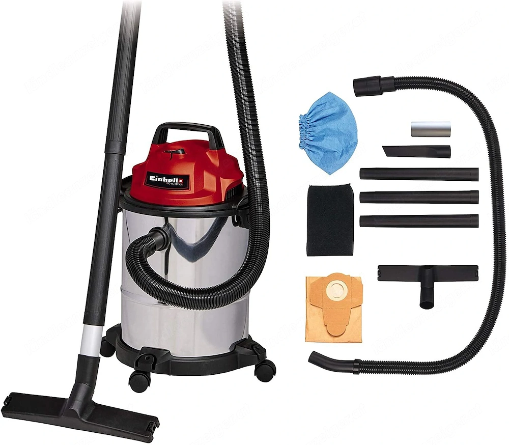 Einhell Nass- und Trockensauger TC-VC 1815 S (1.250 W, 15 Liter Edelstahlbeh lter, 36 mm Schlauchsys