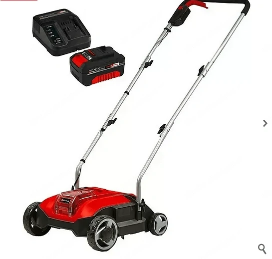 Mitglied der Einhell Power 200 m  Der Einhell Akku-Vertikutierer GC-SC 18 28 Li (1x4,0Ah) bietet kab