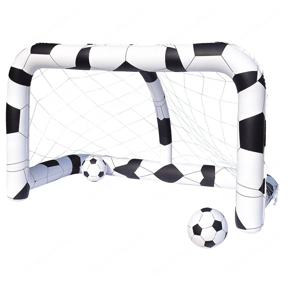%SALE% Aufblasbares Fu balltor mit 2x Fu b llen