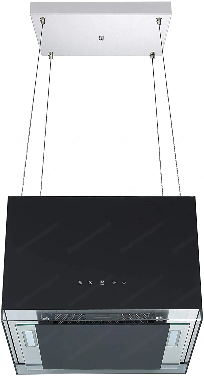 %SALE% respekta design Inselhaube 50 cm, schwarz mit Fernbedienung & Touch
