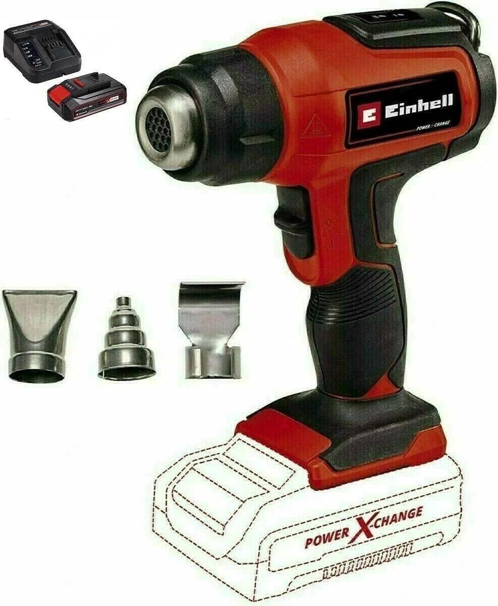 Das Einhell Akku-Hei luftgebl se TE-HA 18 Li   Solo ist ein flexibles Mitglied der hochwertigen Powe