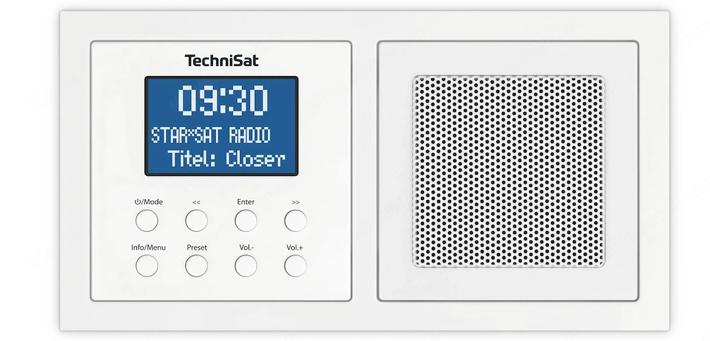Unterputzradio DAB+ FM Bluetooth-System mit Lautsprechern und Rahmen