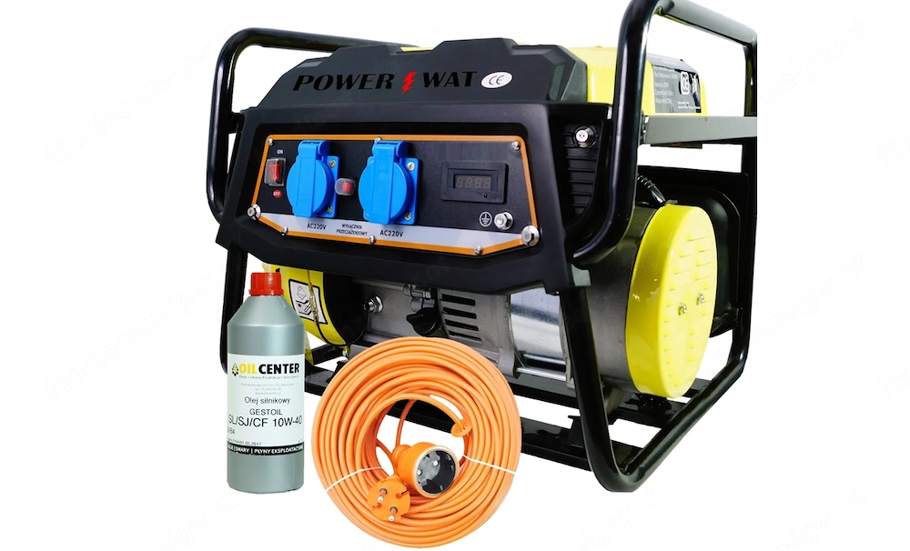#SALE# Benzin-Stromgenerator mit Mikroprozessor-Starter SET