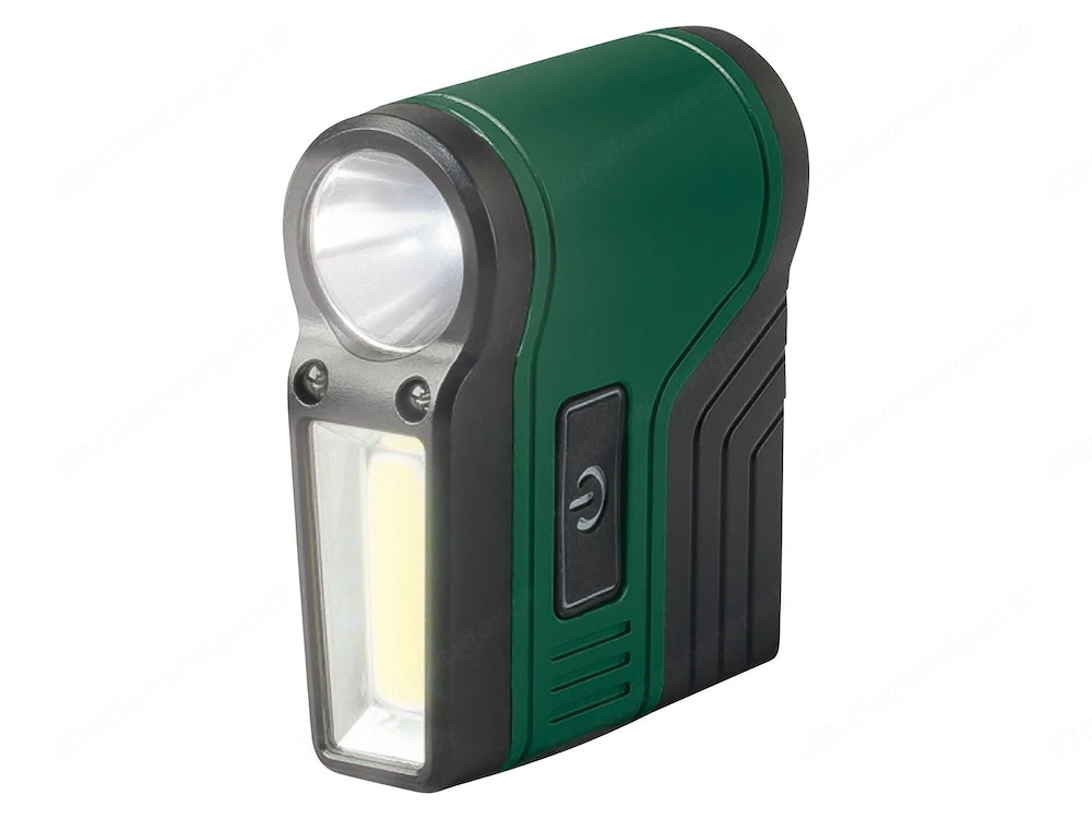 2-in-1-Leuchte mit Hochleistungs-LEDs mit Clip zur Befestigung an Tasche oder G rtel Fl chen- und