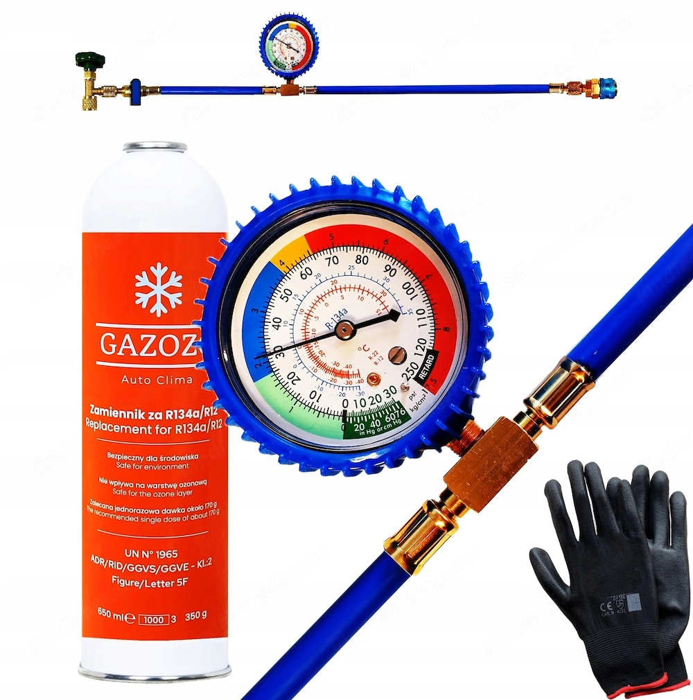 Nachfuellset fuer Klimaanlage Wartung komplett Set R 134a