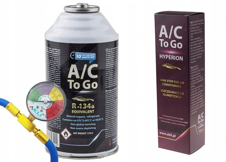 Artikel: Air conditioning maintenance complete set R134a + sealant set Hochwertiger Artikel aus unse