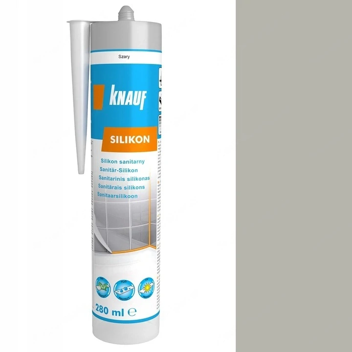 Artikel: Sanitary silicone KNAUF gray 280ml Hochwertiger Artikel aus unserem Online-Shop