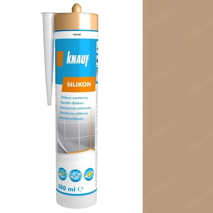 Artikel: 10x sanitary silicone KNAUF caramel 280ml Hochwertiger Artikel aus unserem Online-Shop