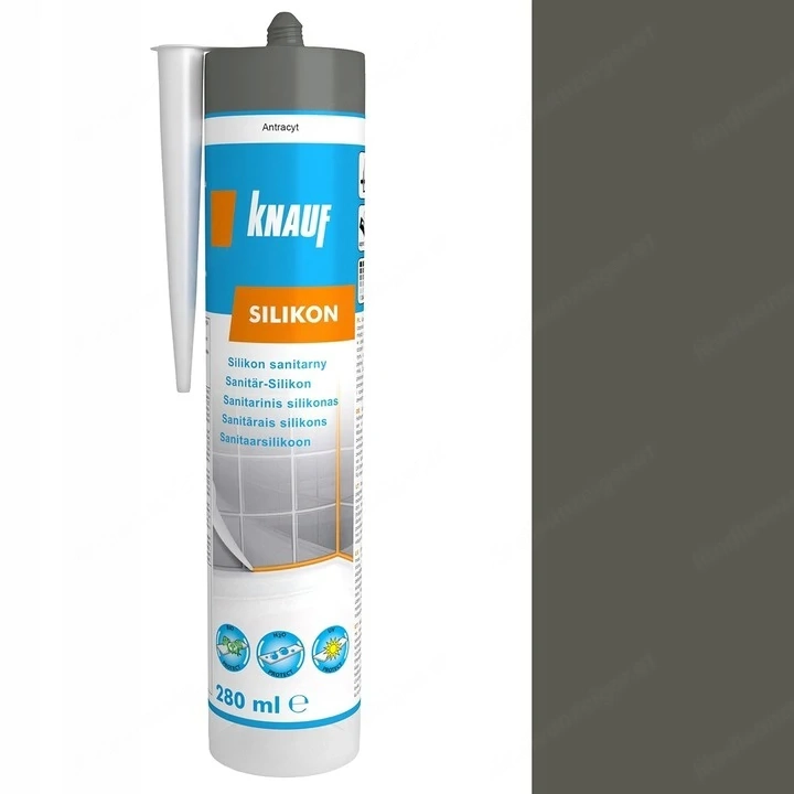 Artikel: Sanitary silicone KNAUF anthracite 280ml Hochwertiger Artikel aus unserem Online-Shop
