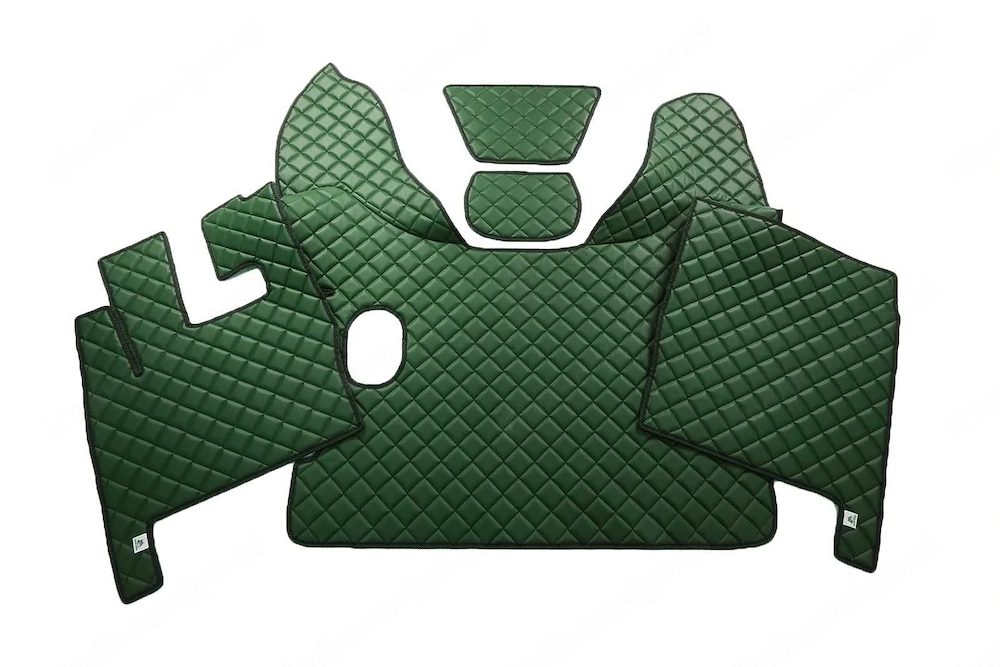 Artikel: Handmade quilted floor mats DAF XF105 2006-2012 manual transmission CHOICE OF COLOR Hochwer