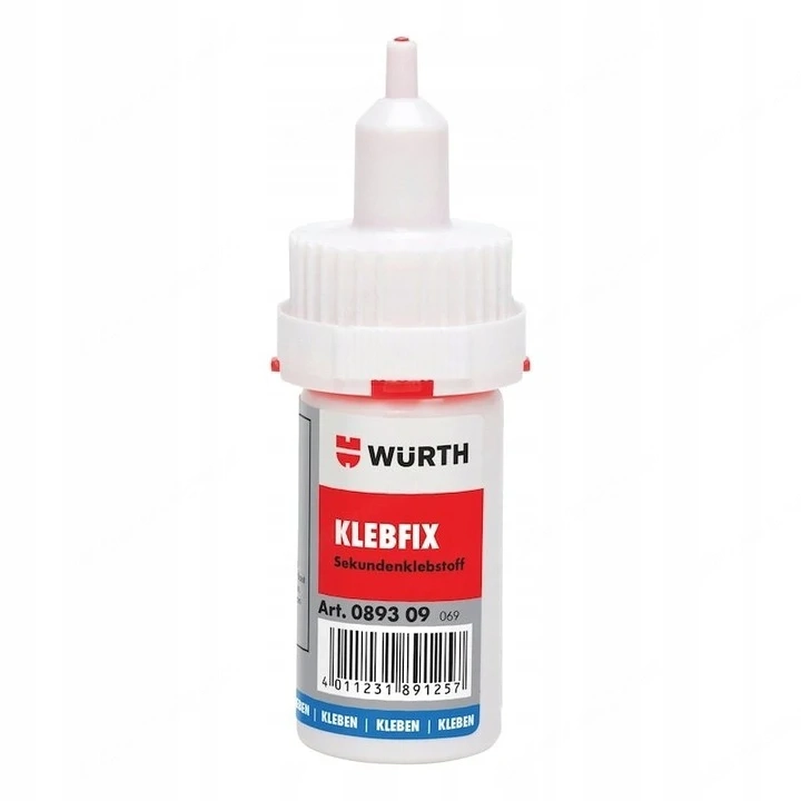 Artikel: W RTH WURTH instant adhesive Klebfix cyanoacrylate construction adhesive 089309 Hochwertige
