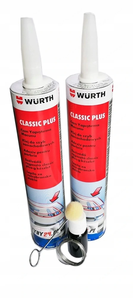 Artikel: W RTH WURTH glass installation set - 2x glass glue 300ml + primer 10ml Hochwertiger Artikel